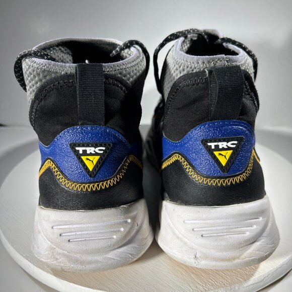 Puma TRC Blaze Mid Casual Shoes Mens Size 10.5 Black Blue Fashion Sneakers Boots - Picture 6 of 12